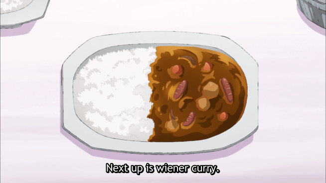 Magical Girl Spec Ops Asuka - Weiner (vienna sausage) curry.