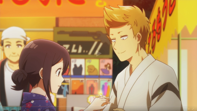 Senryu Girl (Senryuu Shoujo) - Nanako and Eiji (and a ring).png