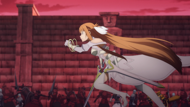 Sword Art Online Alicization - Asuna in battle