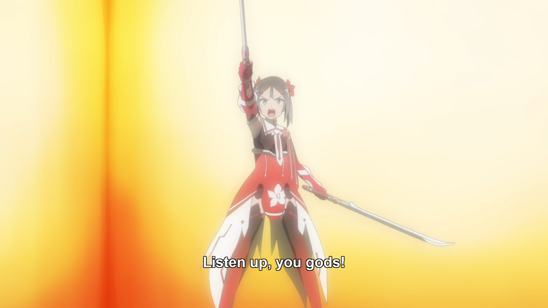 Yuuki Yuuna - Karin challenges the gods